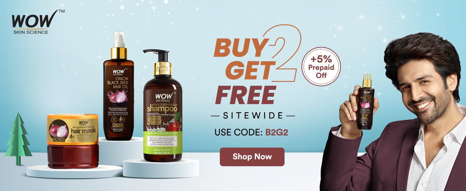 WOW Buy 2 Get 2 FREE Offer